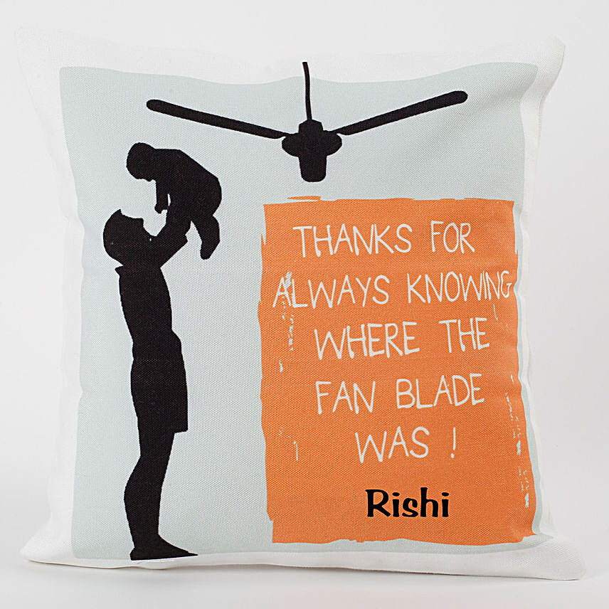 Personalized Cushion For Caring Dad