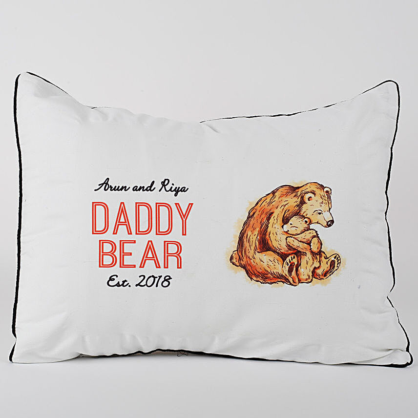 Daddy Bear Personalized Pillow