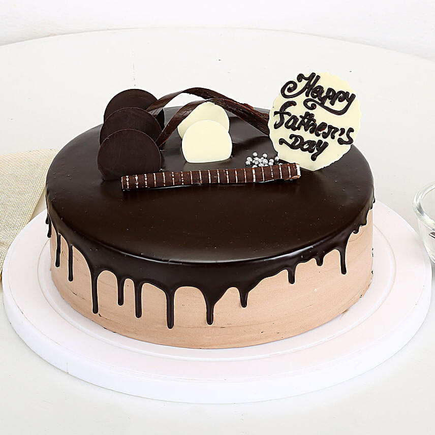 Buy Send Special Chocolate Cake For Dad Half Kg Online Ferns N Petals