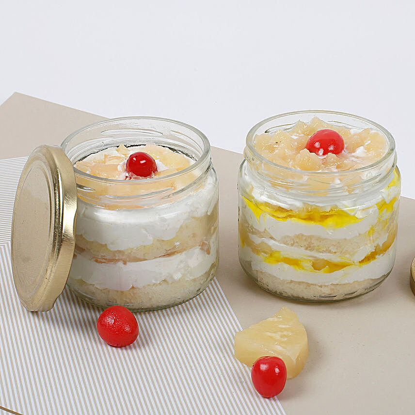 Sumptuous Pineapple Jar Cake