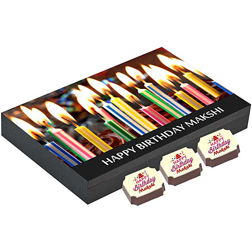 Personalised Birthday Gift Box- 12 Chocolates
