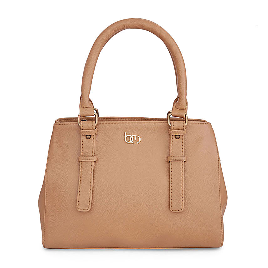 beige color handbag