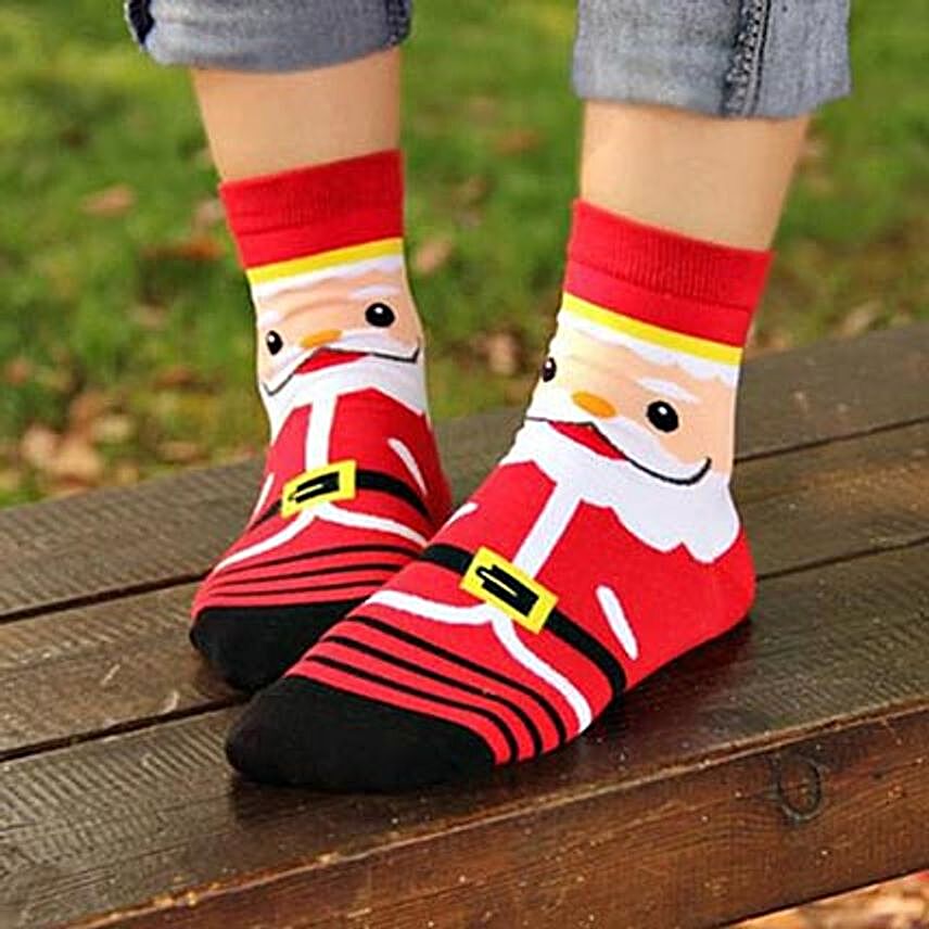 Santa Claus Ankle Length Socks