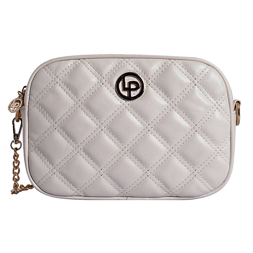 Lino Perros Cute White Sling Bag