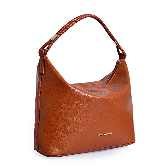 Lino Perros Orange Hobo Handbag Buy Lino Perros Orange Leather