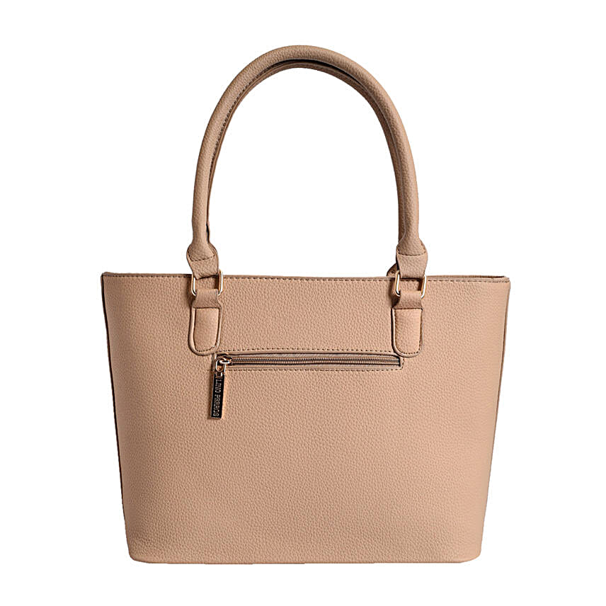 Buy Send Lino Perros Spacious Beige Handbag Online FNP