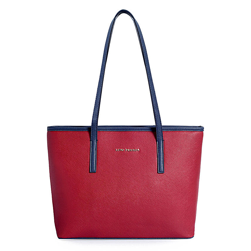 Lino Perros Stylized Handbag- Red