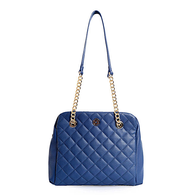 Buy/Send Lino Perros Urbane Handbag- Blue Online- FNP