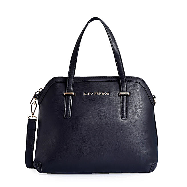 Buy/Send Lino Perros Womens Black Sling Bag Online- FNP