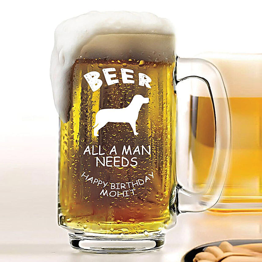 Personalised Beer Mug 1080