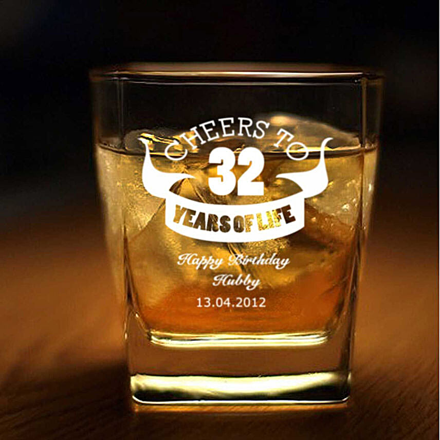 Personalised Set Of 2 Whiskey Glasses 1064