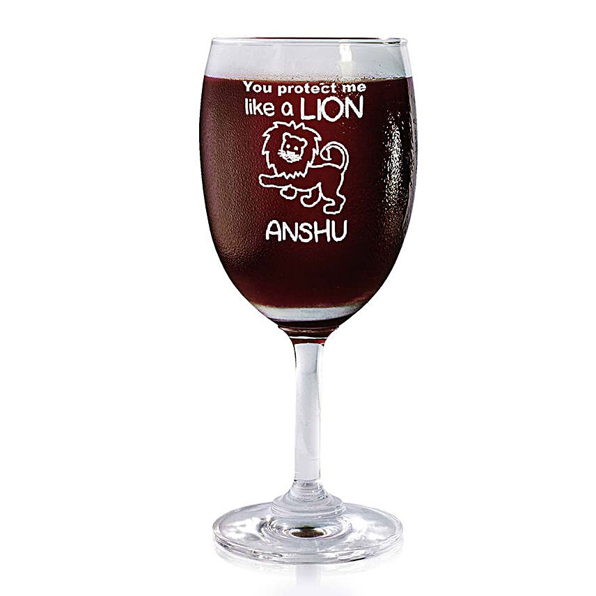 Personalised Set Of 2 Wine Glasses 2161