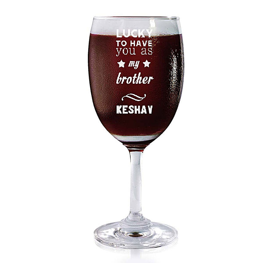 Personalised Set Of 2 Wine Glasses 2164