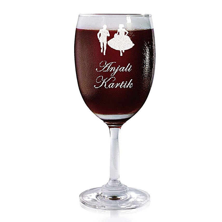 Personalised Set Of 2 Wine Glasses 2173