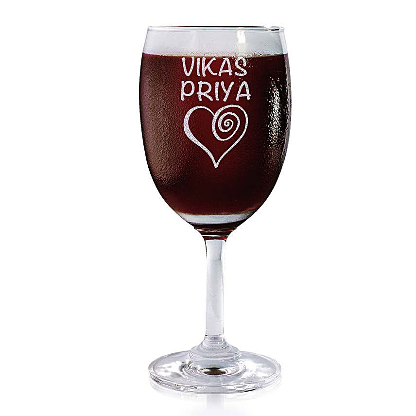 Personalised Set Of 2 Wine Glasses 2179