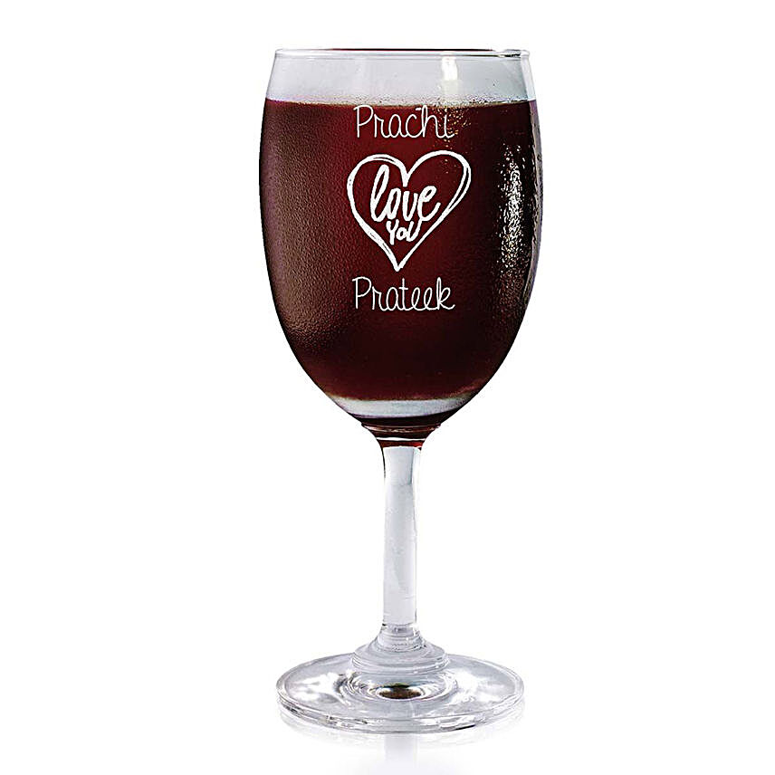Personalised Set Of 2 Wine Glasses 2185