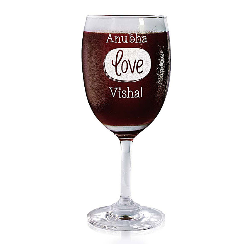 Personalised Set Of 2 Wine Glasses 2186