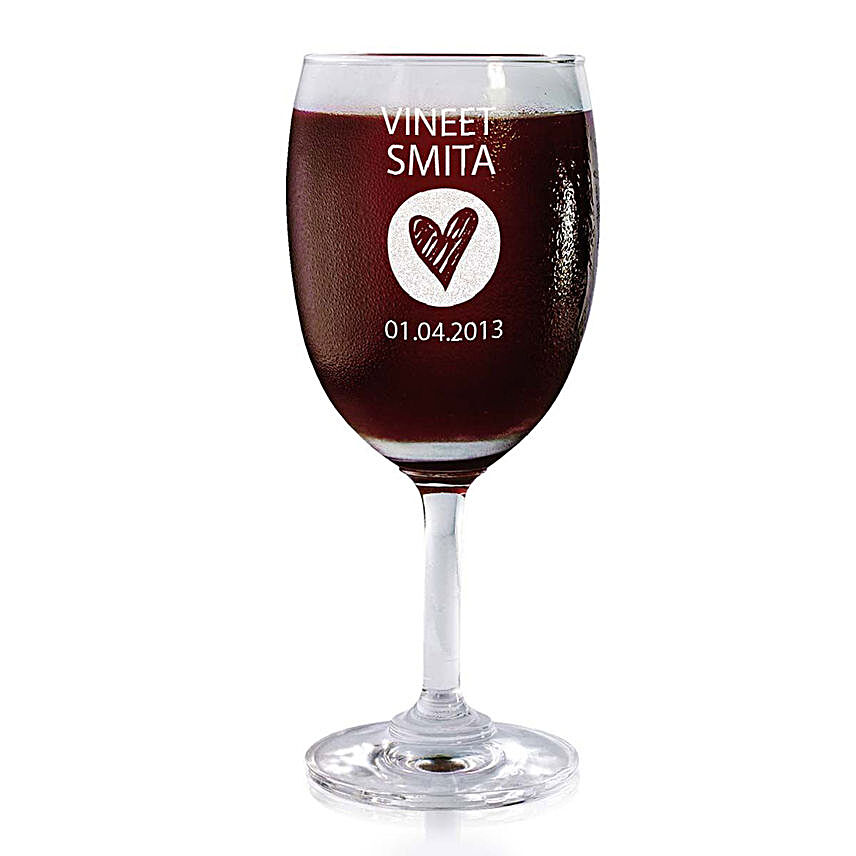 Personalised Set Of 2 Wine Glasses 2193