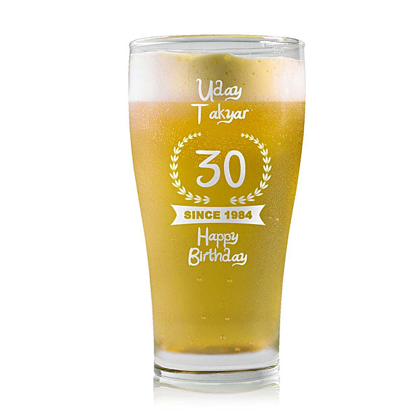 Personalised Beer Glass 1457