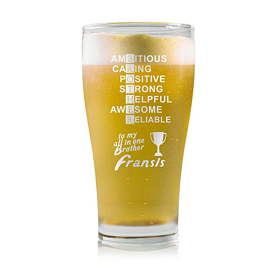 Personalised Beer Glass 1462