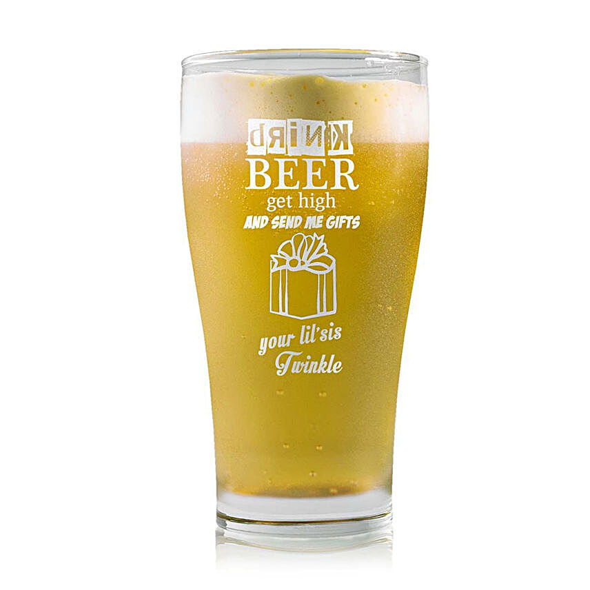 Personalised Beer Glass 1463