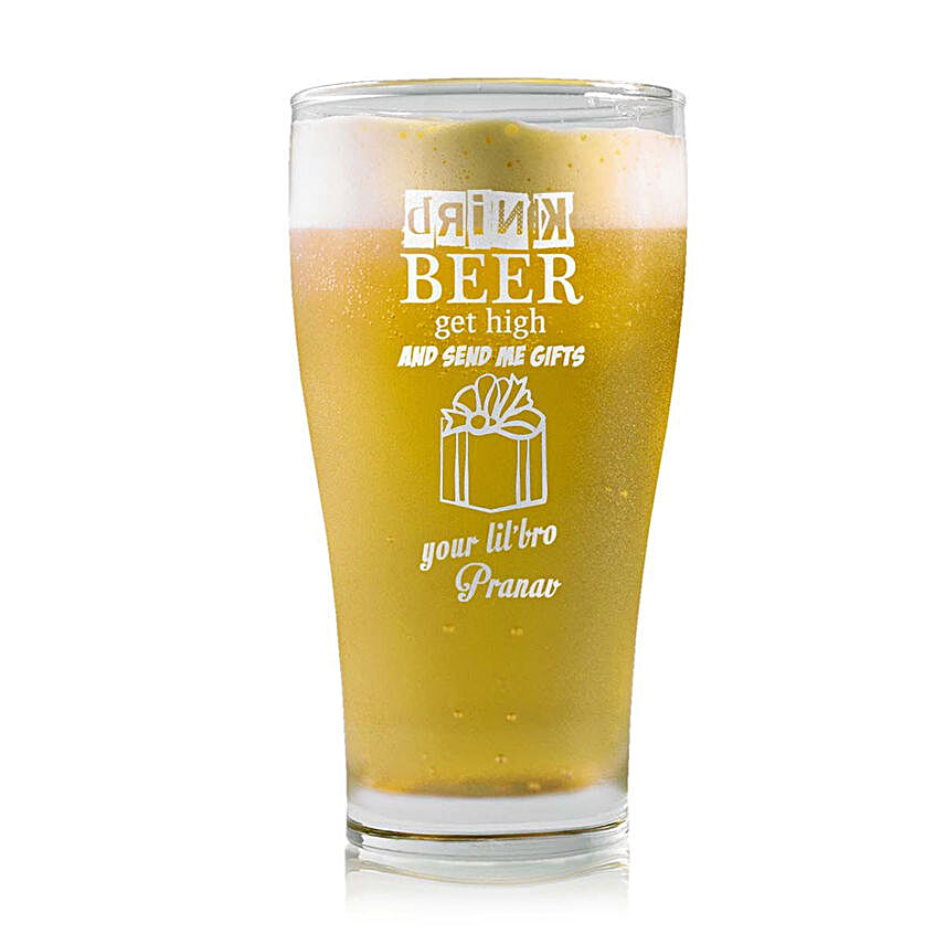 Personalised Beer Glass 1471