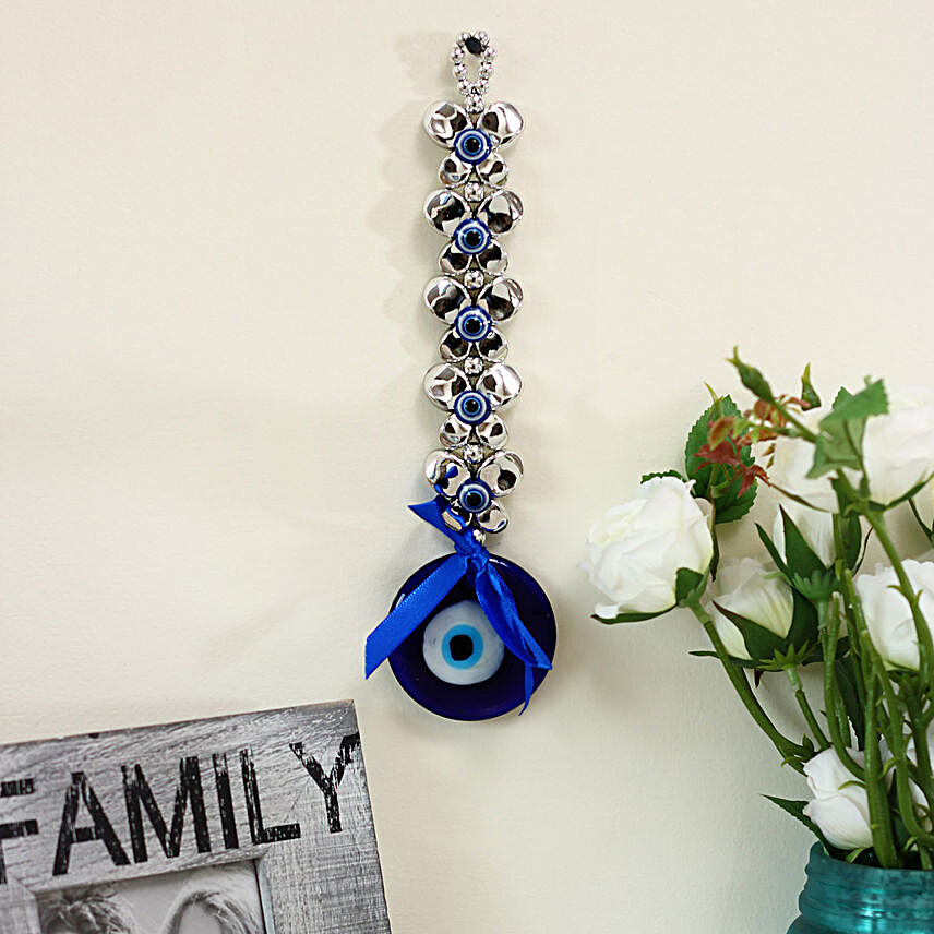 Floral Evil Eye Wall Hanging