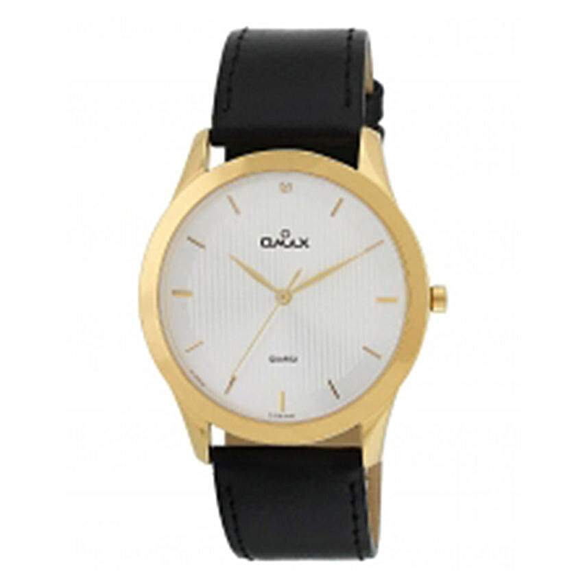 Omax Daily Use Mens Watch White