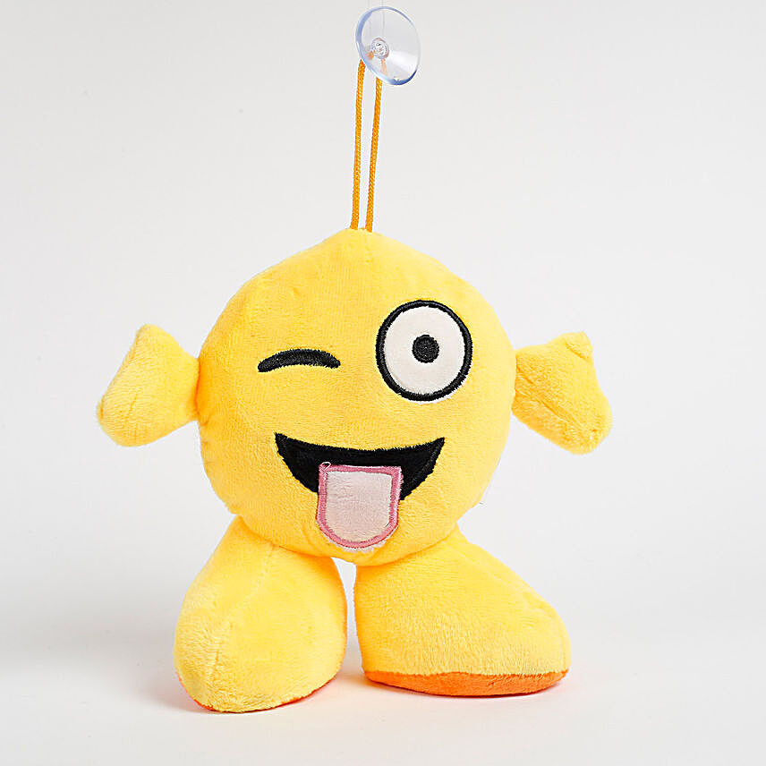 Wink Emoji Soft Toy Hanging