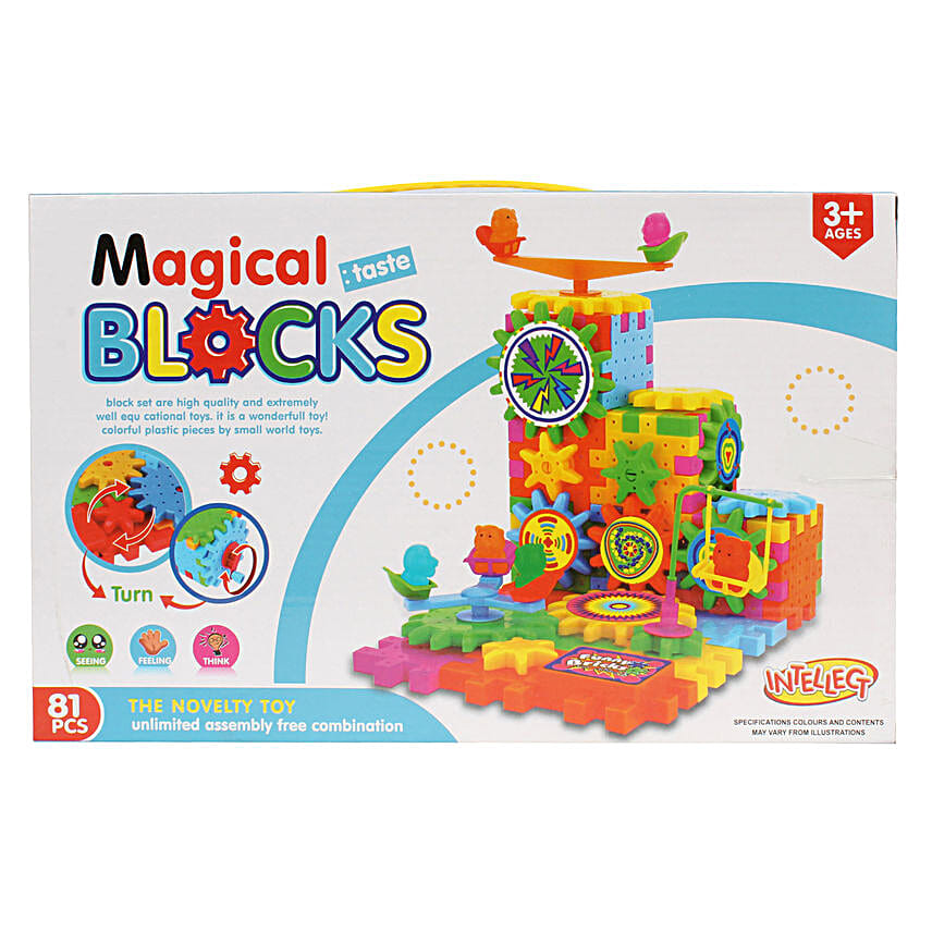 Building Blocks For Kids 81 Pieces