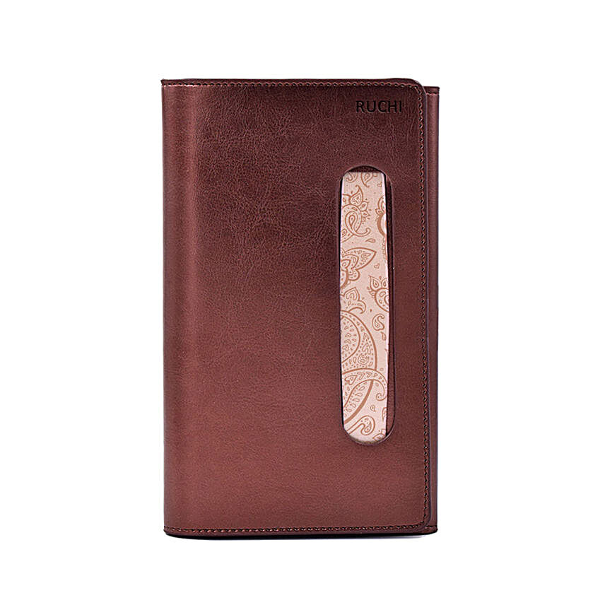 Breezing Bronze Clutch Shaped Personalized Diary