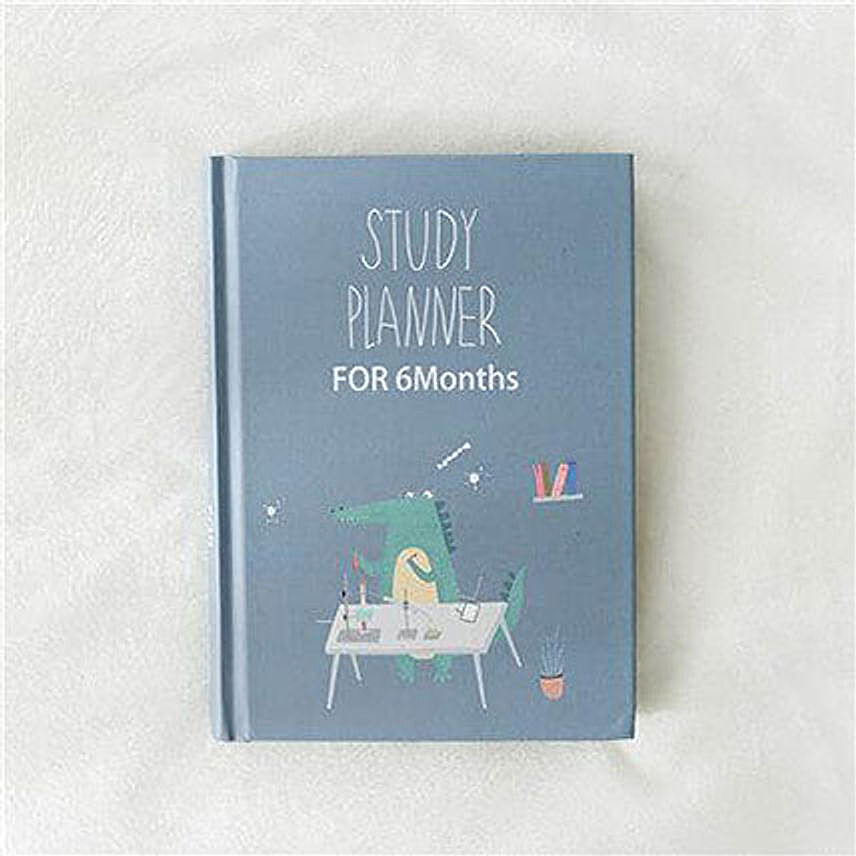 Study Planner for 6 Months Grey