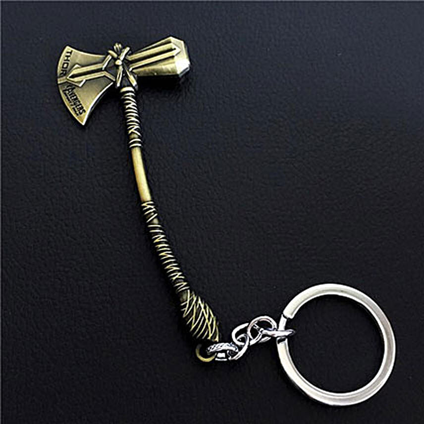 Thor Storm Breaker Keychain Gold