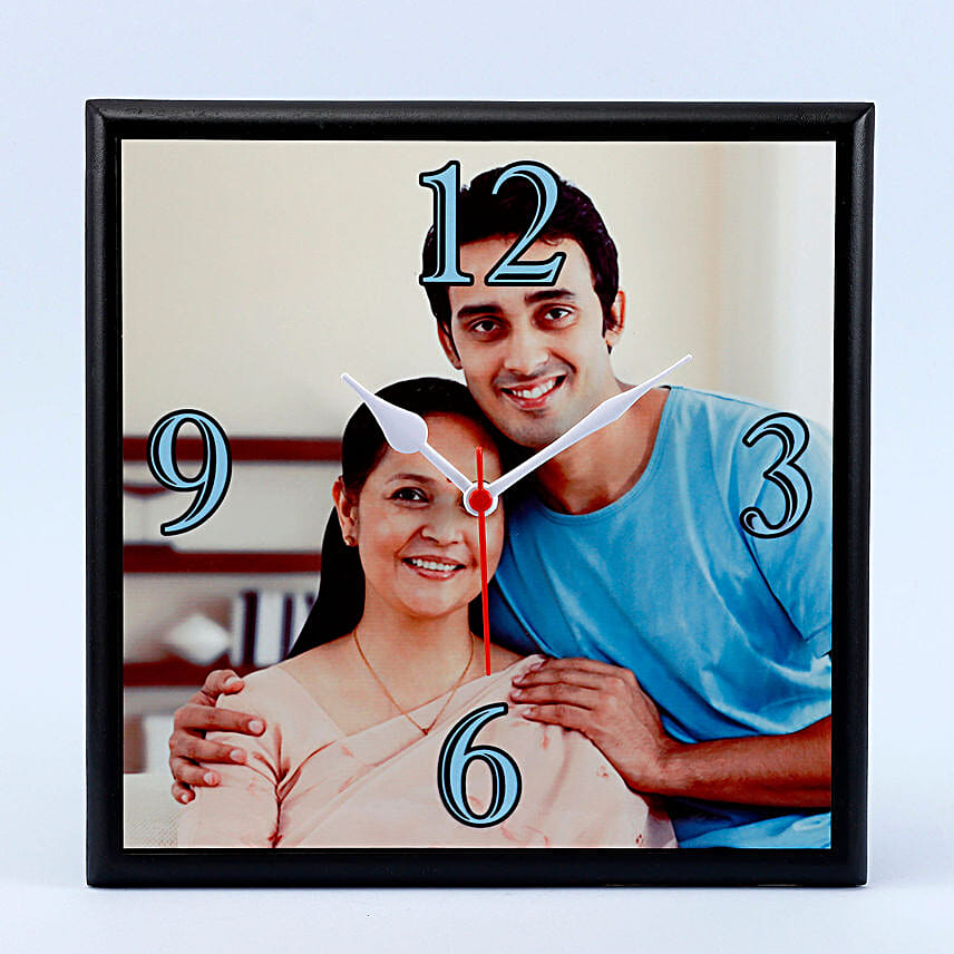 Buy/Send Personalised Square Wall Clock Online Ferns N Petals