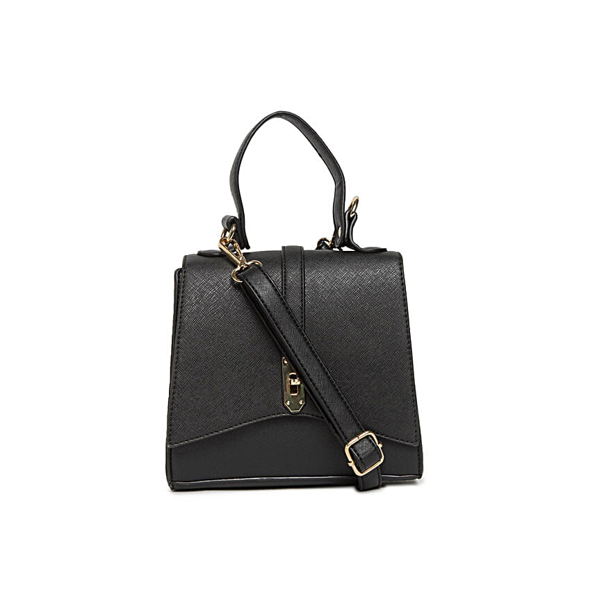 Alvaro Castagnino Black Sling Bag for Women