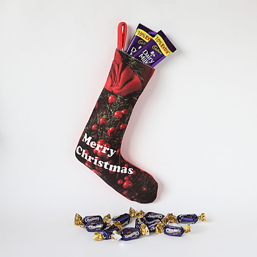 Merry Xmas Stocking & Chocolates