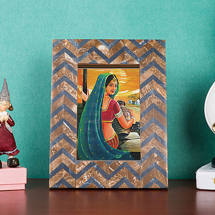 Buy/Send Sheesham Wood Table Top Photo Frame Online Ferns N Petals