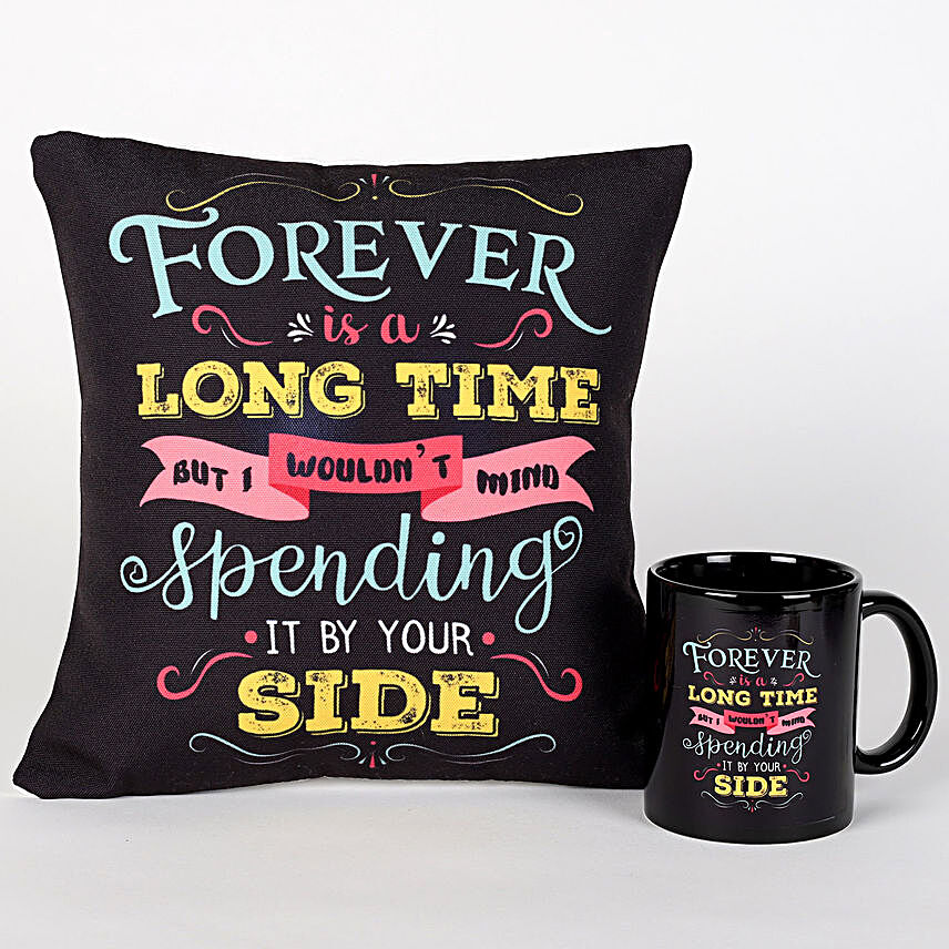 Forever By Your Side Cushion & Mug Combo
