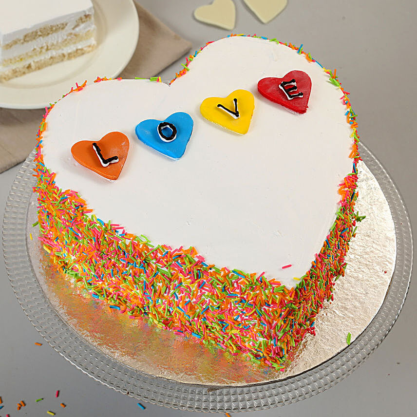 Sweet Heart Shape Cake 1kg