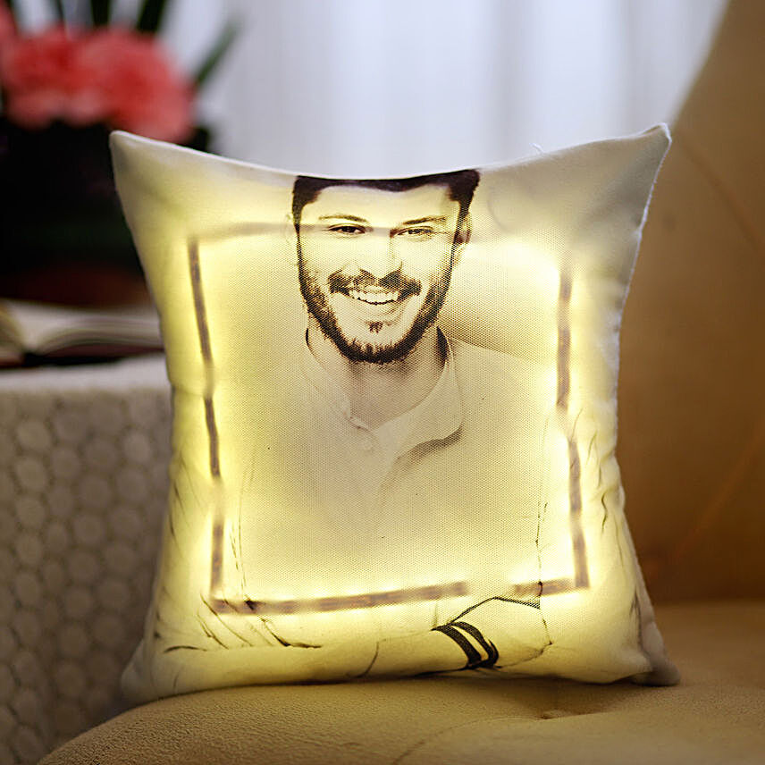 Personalised LED Cushion For Special One