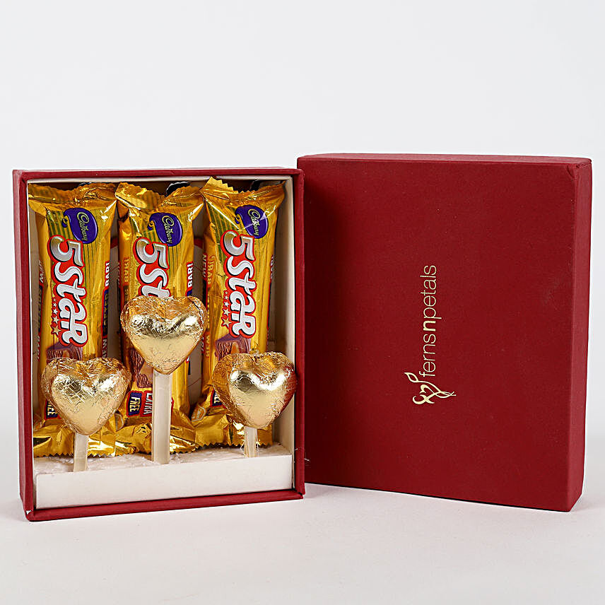 Five Star & Handmade Chocolate in FNP Gift Box:Children's Day Gift Ideas