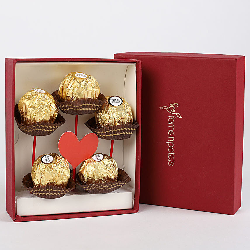 Ferrero Rocher in FNP Red Box:Ferrero Rocher Chocolates