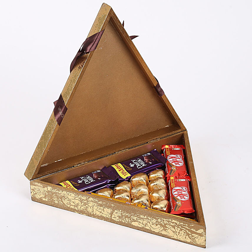 Chocolates in Golden Box