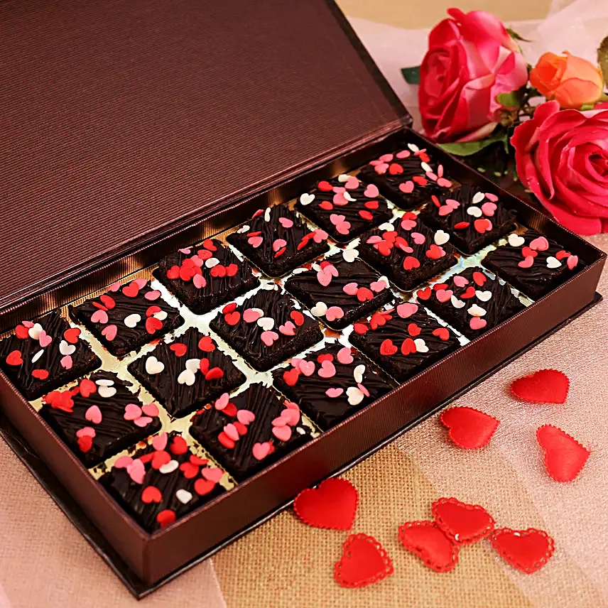 brownie with attractive box:Handmade Chocolate Box