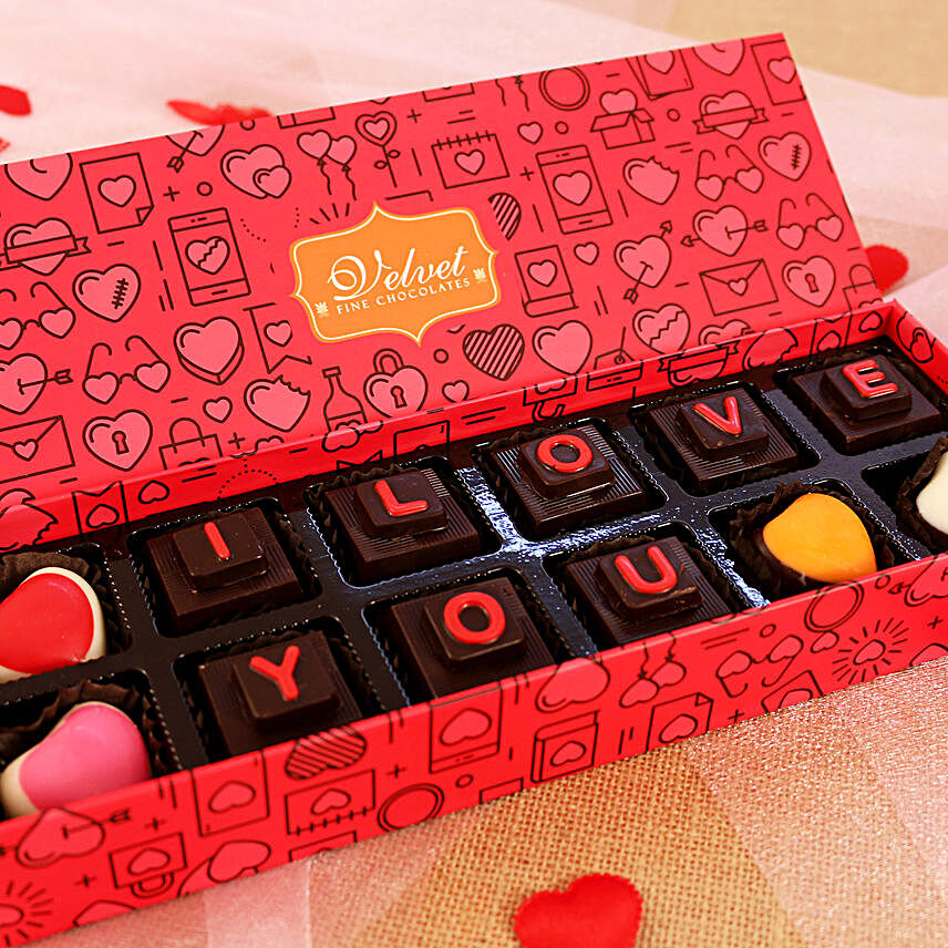 chocolate box for him:Artisanal Chocolates