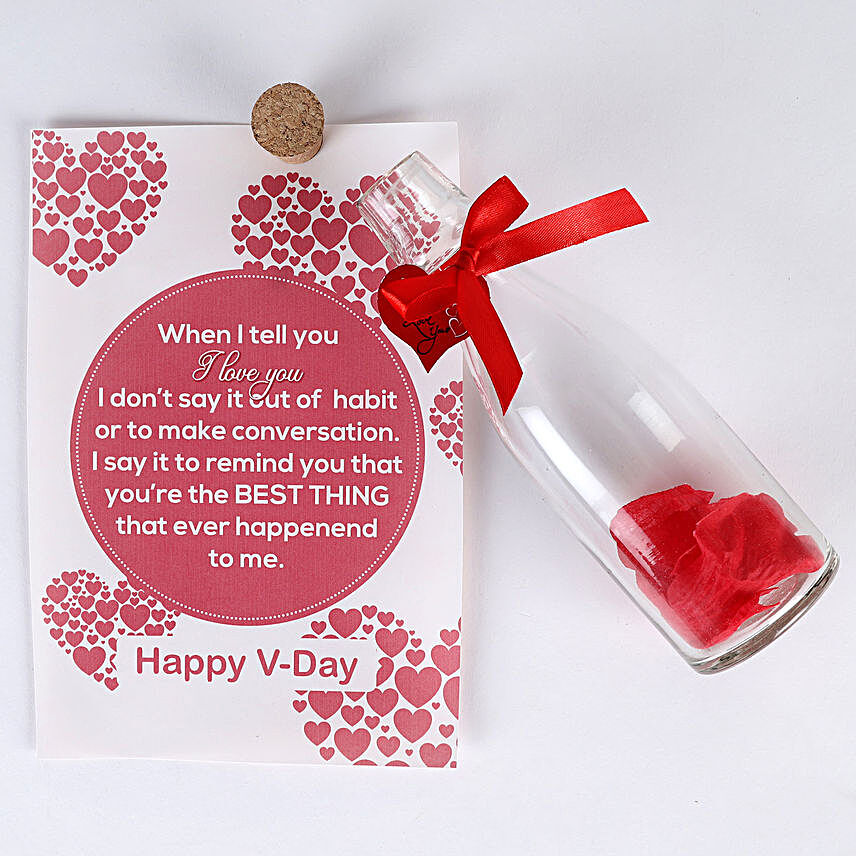 Valentine's Day Message in a Bottle