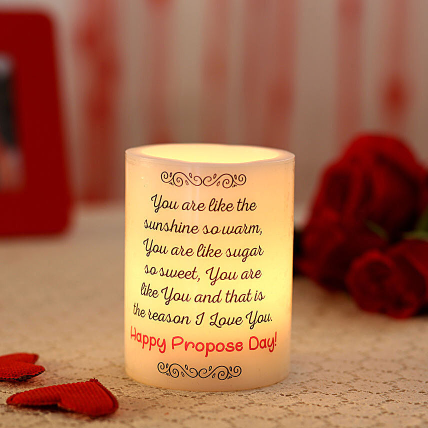 light candle for him in propose day