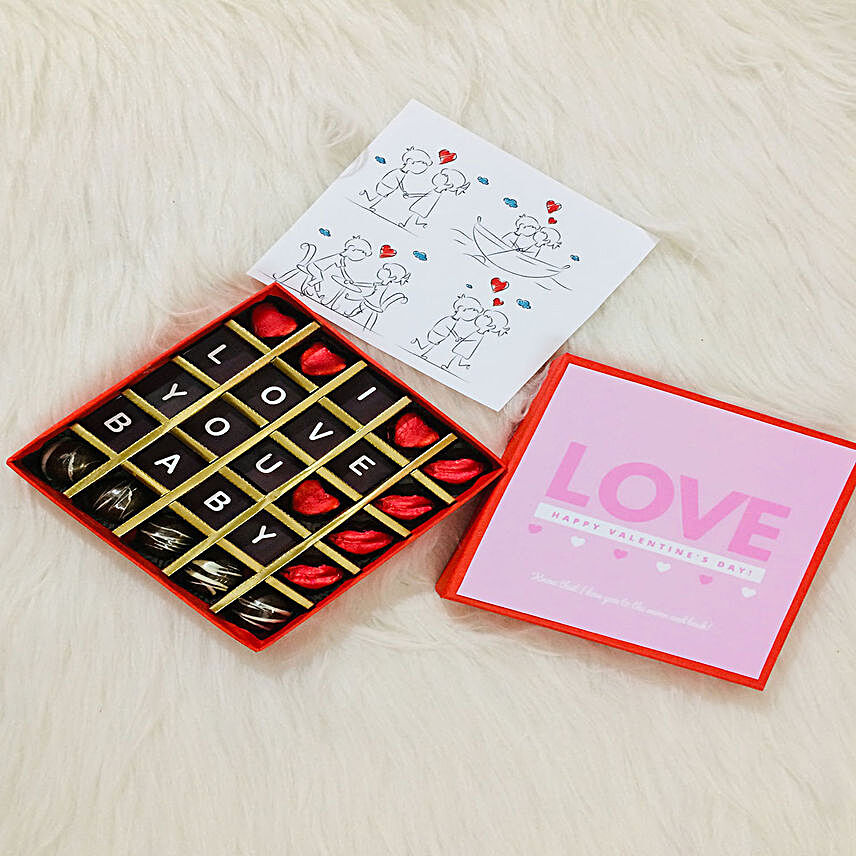 I Love You Baby Chocolate Box