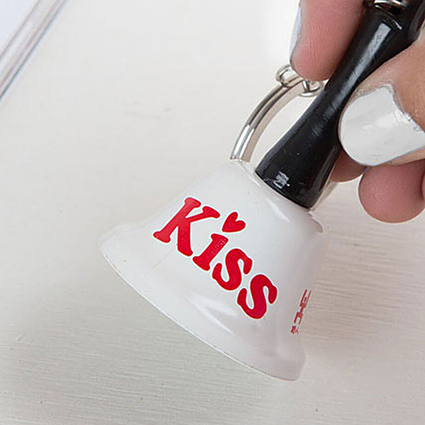 Buy/Send Ring For A Kiss Keychain- Yellow Online- FNP