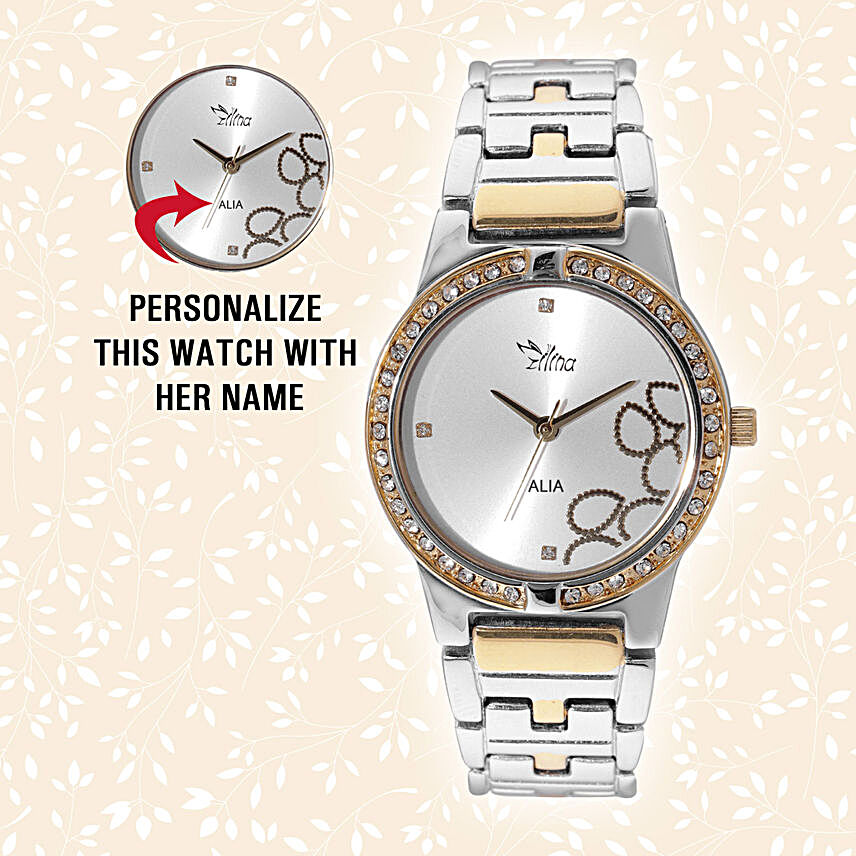Personalised Glistening Watch For Her